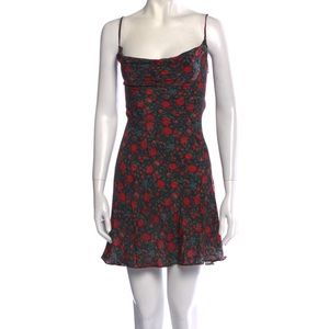 Réalisation silk mini dress.